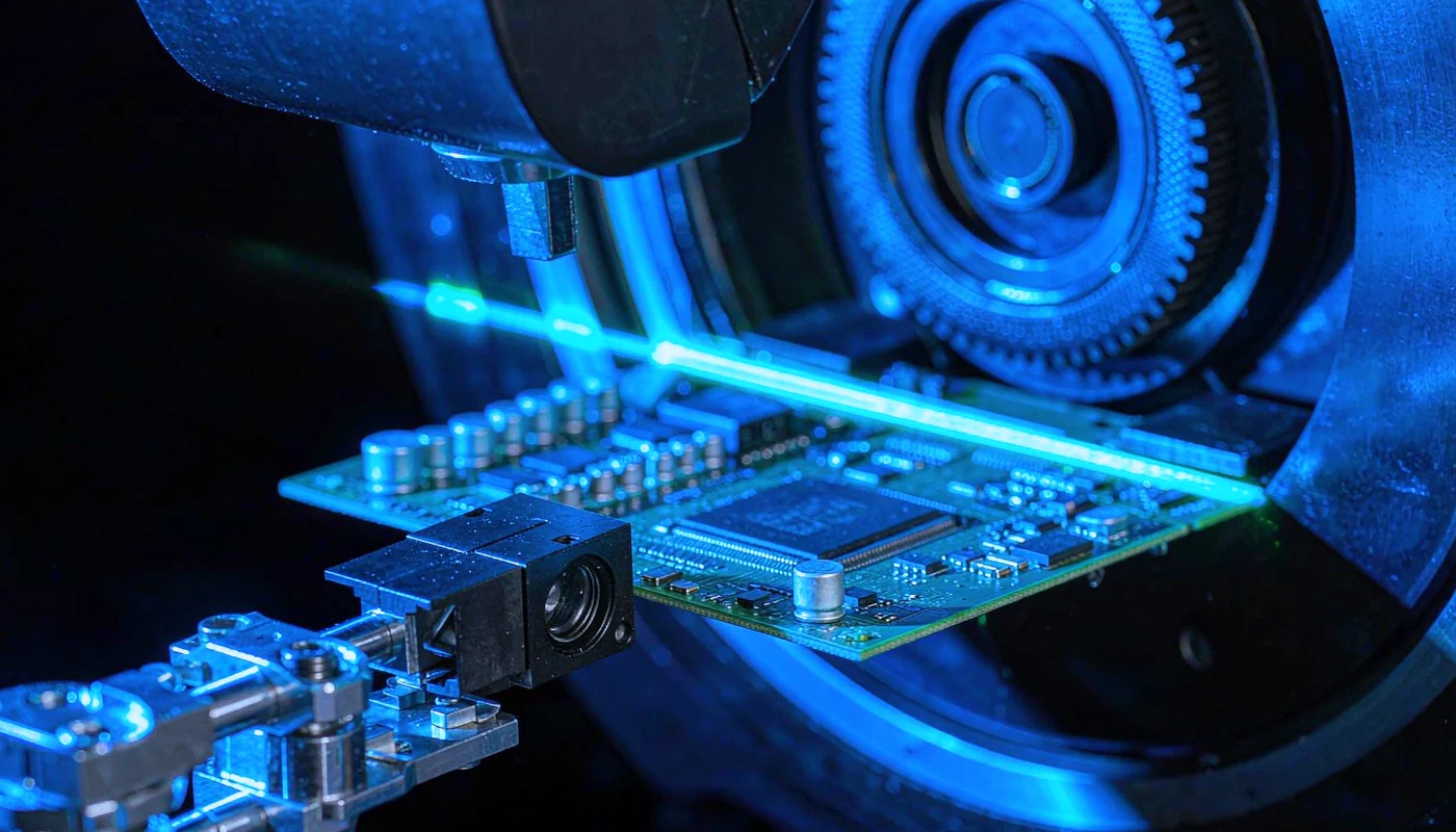 Optical inspection of a circuit board